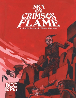 Book cover for Sky of Crimson Flame (DCC RPG)