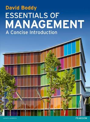 Book cover for Essentials of Management