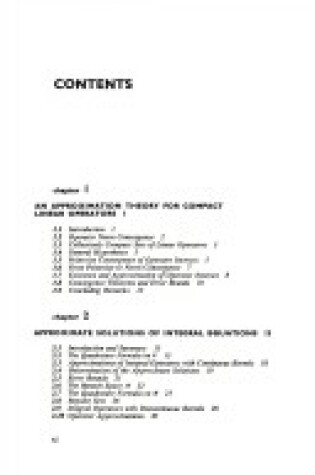 Cover of Collectively Compact Operator Approximation Theory and Applications to Integral Equations