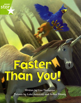 Book cover for Fantastic Forest Green Level Fiction: Faster than You!
