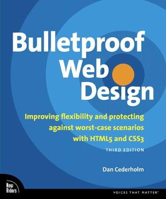 Book cover for Bulletproof Web Design