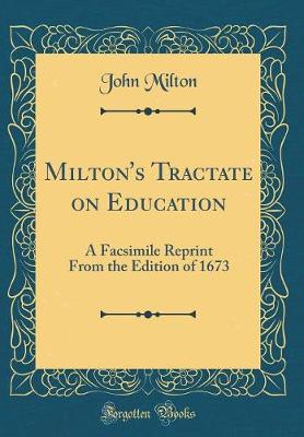 Book cover for Milton's Tractate on Education