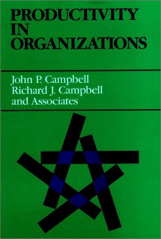 Book cover for Productivity in Organizations