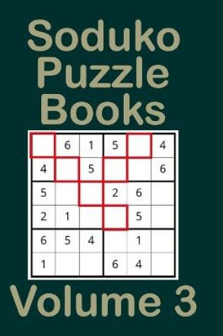 Cover of Soduko Puzzle Books Volume 3