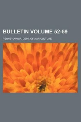 Cover of Bulletin Volume 52-59