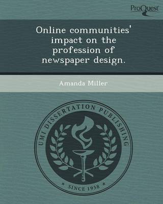 Book cover for Online Communities' Impact on the Profession of Newspaper Design