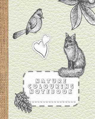 Book cover for Nature colouring notebook