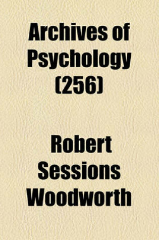 Cover of Archives of Psychology (256)