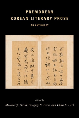 Book cover for Premodern Korean Literary Prose
