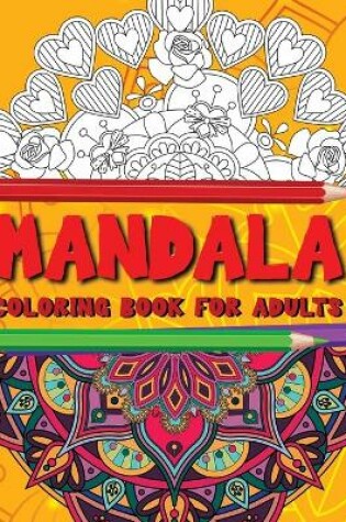 Cover of Mandala coloring book for adults