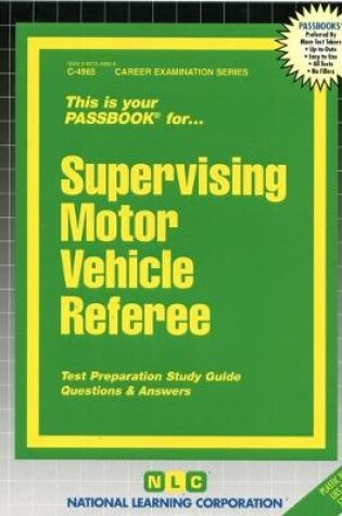 Cover of Supervising Motor Vehicle Referee