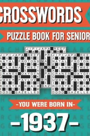 Cover of Crossword Puzzle Book For Seniors