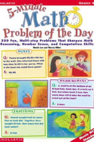 Cover of 5-Minute Math Problem of the Day