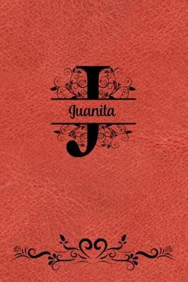 Book cover for Split Letter Personalized Name Journal - Juanita