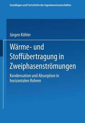 Cover of Warme- Und Stoffubertragung in Zweiphasenstroemungen