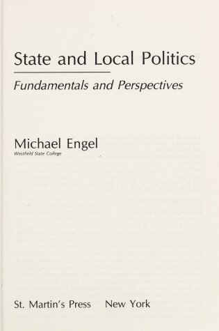 Cover of State and Local Politics