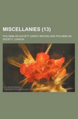 Cover of Miscellanies (13)