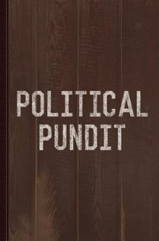 Cover of Political Pundit Vintage Journal Notebook