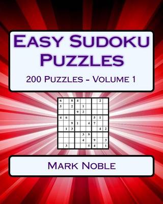 Book cover for Easy Sudoku Puzzles Volume 1