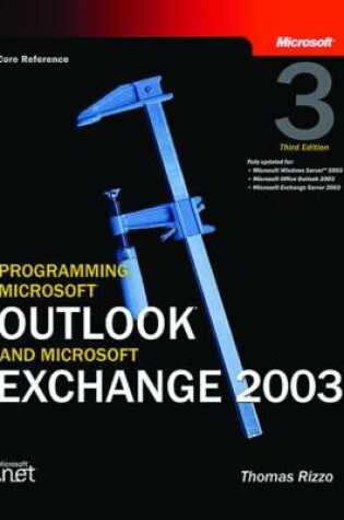 Cover of Programming Microsoft Outlook and Microsoft Exchange 2003