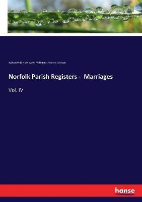 Book cover for Norfolk Parish Registers - Marriages