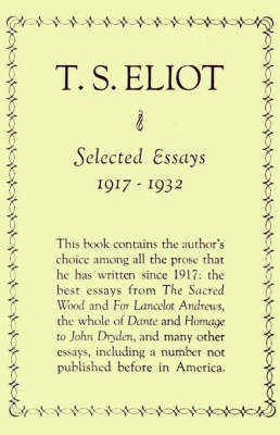 Book cover for Selected Essays