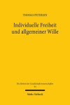 Book cover for Individuelle Freiheit und allgemeiner Wille