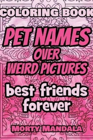 Cover of Coloring Book - Pet Names over Weird Pictures - Painting Book for Smart Kids or Stupid Adults