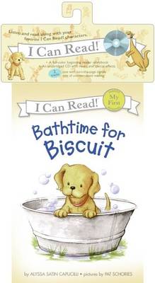 Book cover for Bathtime for Biscuit Book and CD