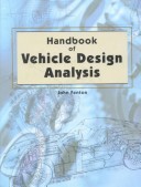 Book cover for Handbook of Vehicle Design Analysis