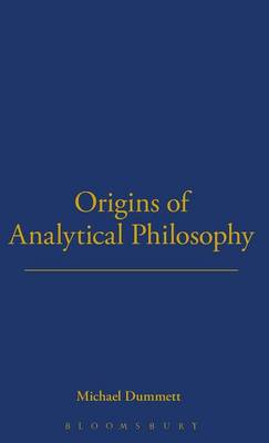 Cover of Origins of Analytical Philosophy