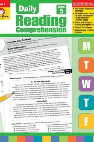 Cover of Daily Reading Comprehension, Grade 5 Te