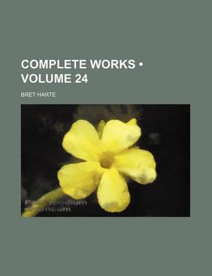 Book cover for Complete Works (Volume 24 )