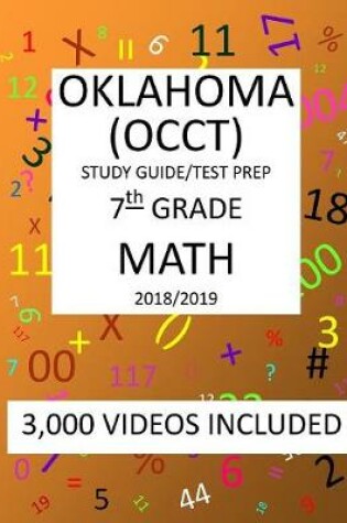 Cover of 7th Grade OKLAHOMA OCCT, 2019 MATH, Test Prep