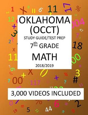 Book cover for 7th Grade OKLAHOMA OCCT, 2019 MATH, Test Prep