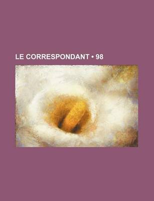 Book cover for Le Correspondant (98)