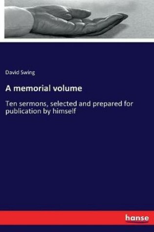 Cover of A memorial volume