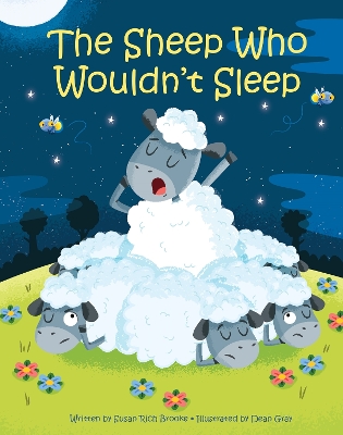 Book cover for The Sheep Who Wouldn't Sleep