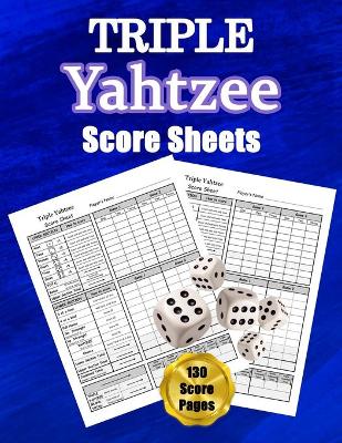 Book cover for Triple Yahtzee Score Sheets