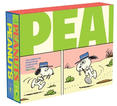 Book cover for The Complete Peanuts 1983-1986 Gift Box Set (vols. 17 & 18)