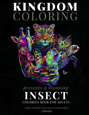 Book cover for An Insect Coloring Book for Adults