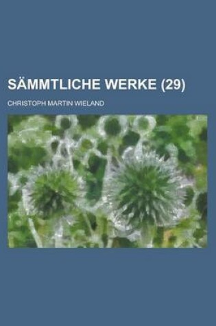 Cover of Sammtliche Werke (29)