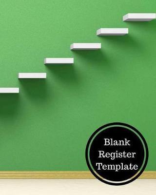 Book cover for Blank Register Template