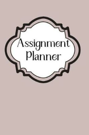 Cover of Assignment Planner