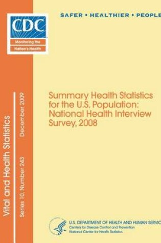 Cover of Vital and Health Statistics Series 10, Number 243