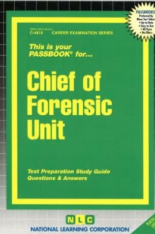 Cover of Chief of Forensic Unit