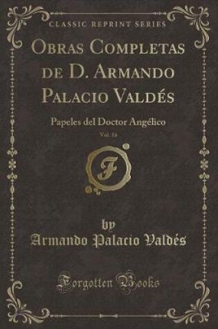 Cover of Obras Completas de D. Armando Palacio Valdés, Vol. 16