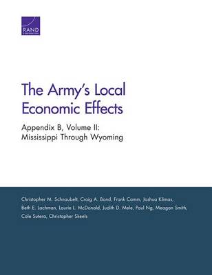 Book cover for The Army's Local Economic Effects