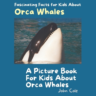 Book cover for A Picture Book for Kids About Orca Whales
