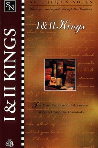 Cover of Shepherds Notes : 1 & 2 Kings